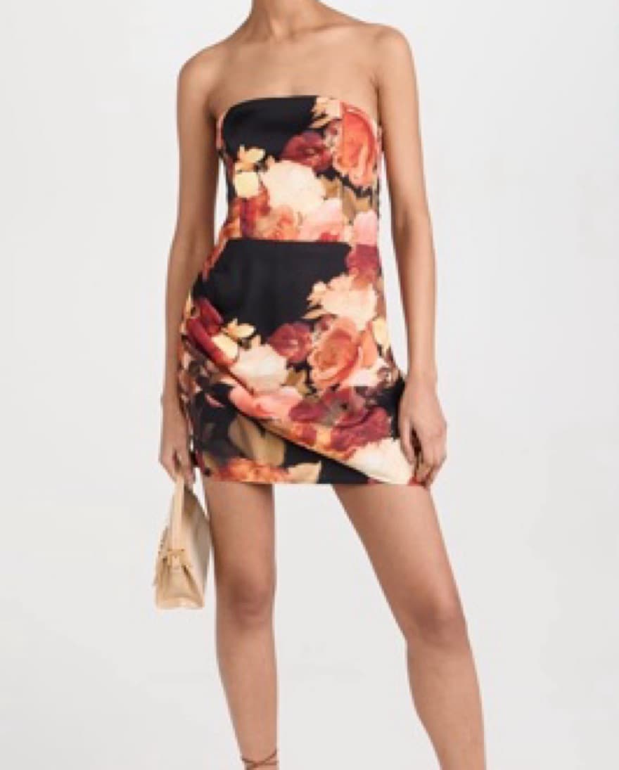 Resa Strapless Min Dress - Image 4