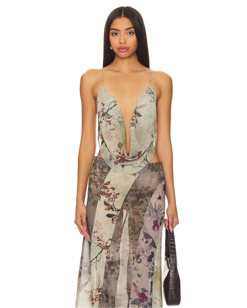Super Cowl Neck Top - Image 1