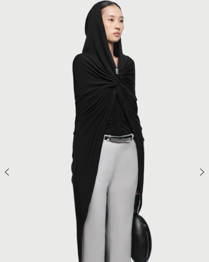 Chats By C.dam Draped Hood Top - Image 2
