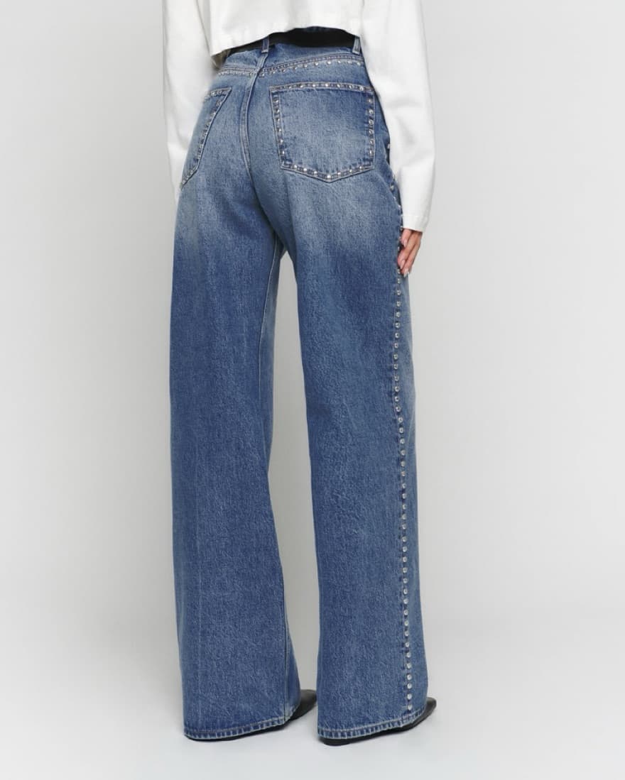 Reformation Studded Jeans - Image 3