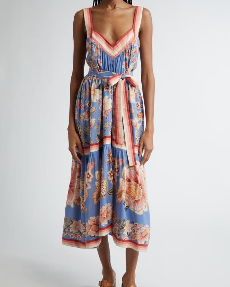 Farm Rio Super Bloom Tapestry Dress - Image 2