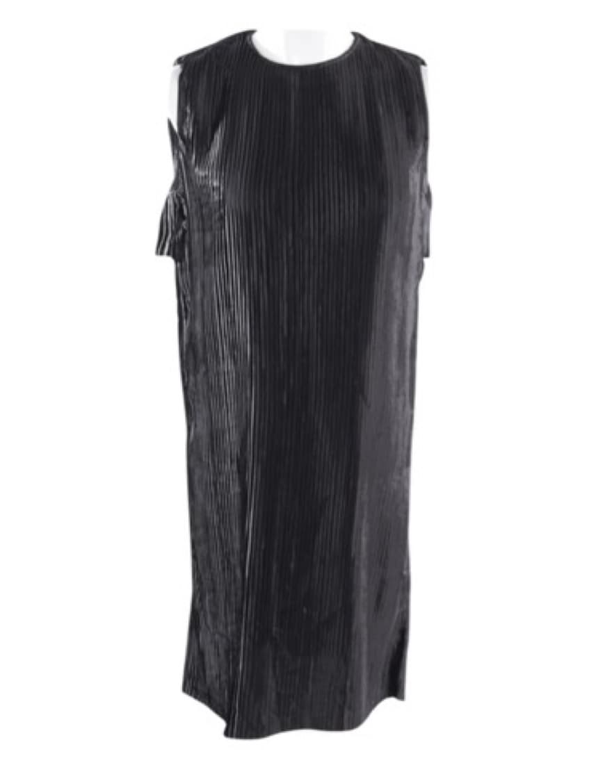 & Other Stories Plisse Pleated LBD Dress - Image 6