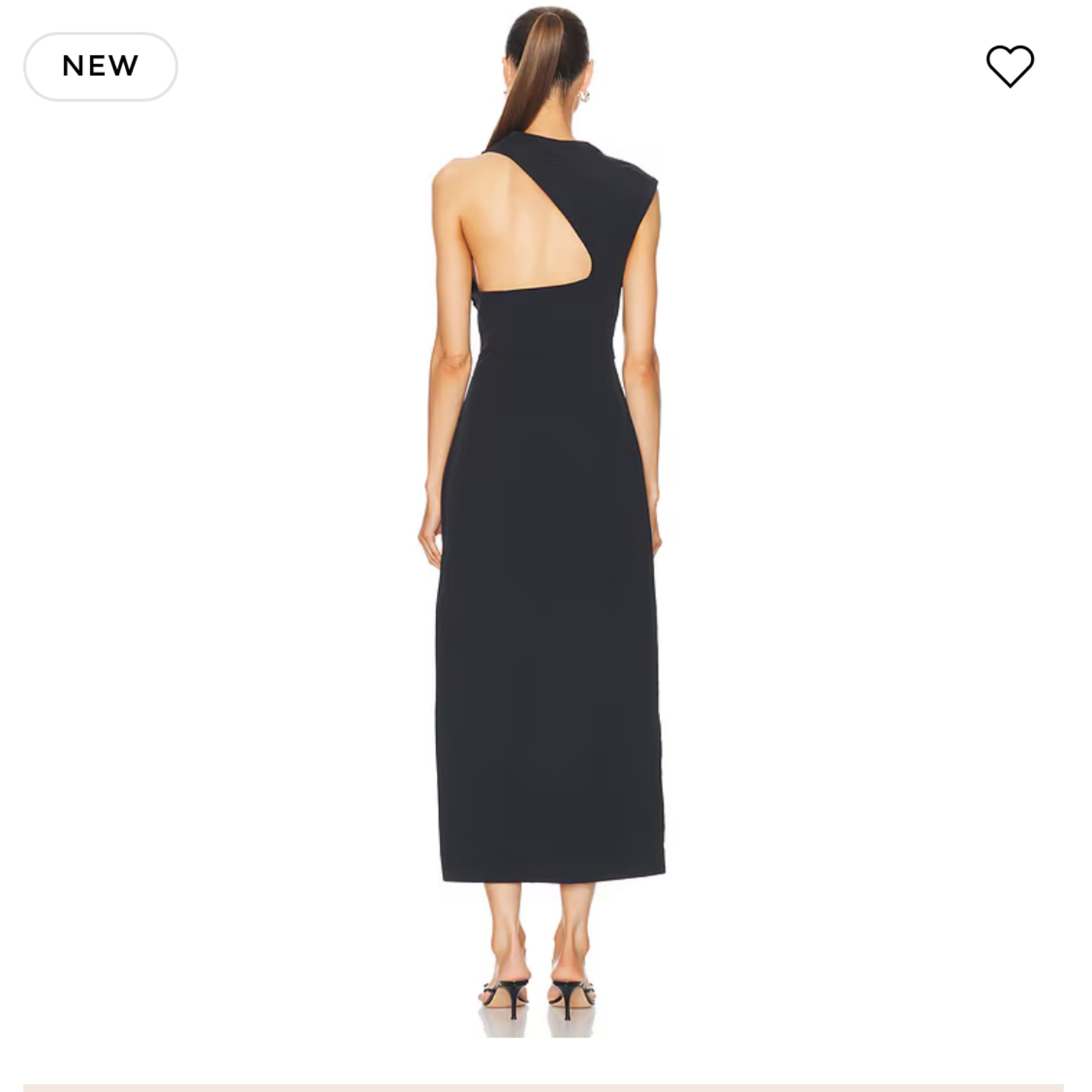 St. Agni Aysemmtric Tuck Dress - Image 4