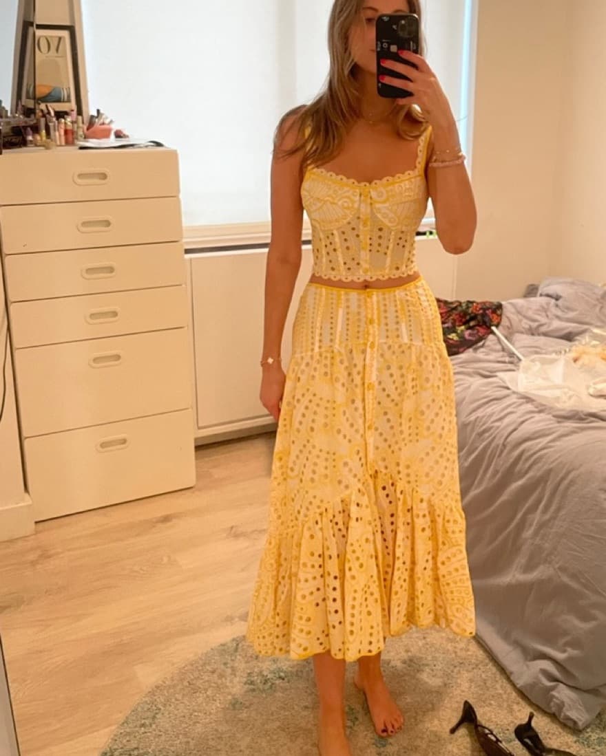 Charo Ruiz Ibiza Tessa Top - Yellow - Image 2