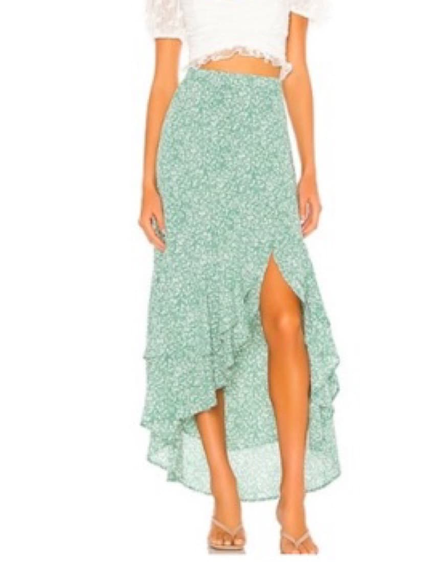 Hi Low Floral Skirt  - Image 2