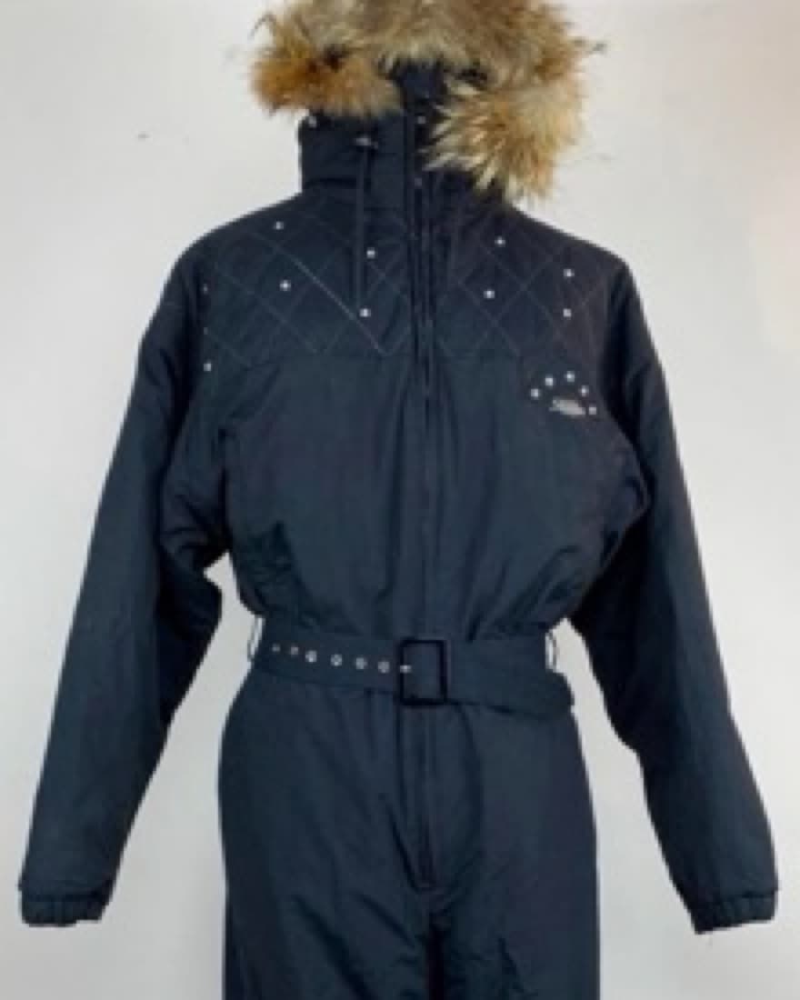 Vintage 80's Snuggler Snowsuit Real Fur - Image 3