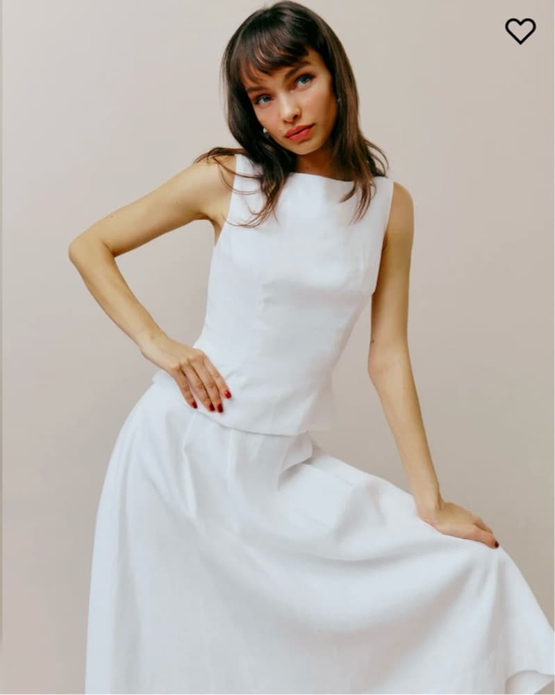 Reformation “Moya” Linen Two Piece - Image 3