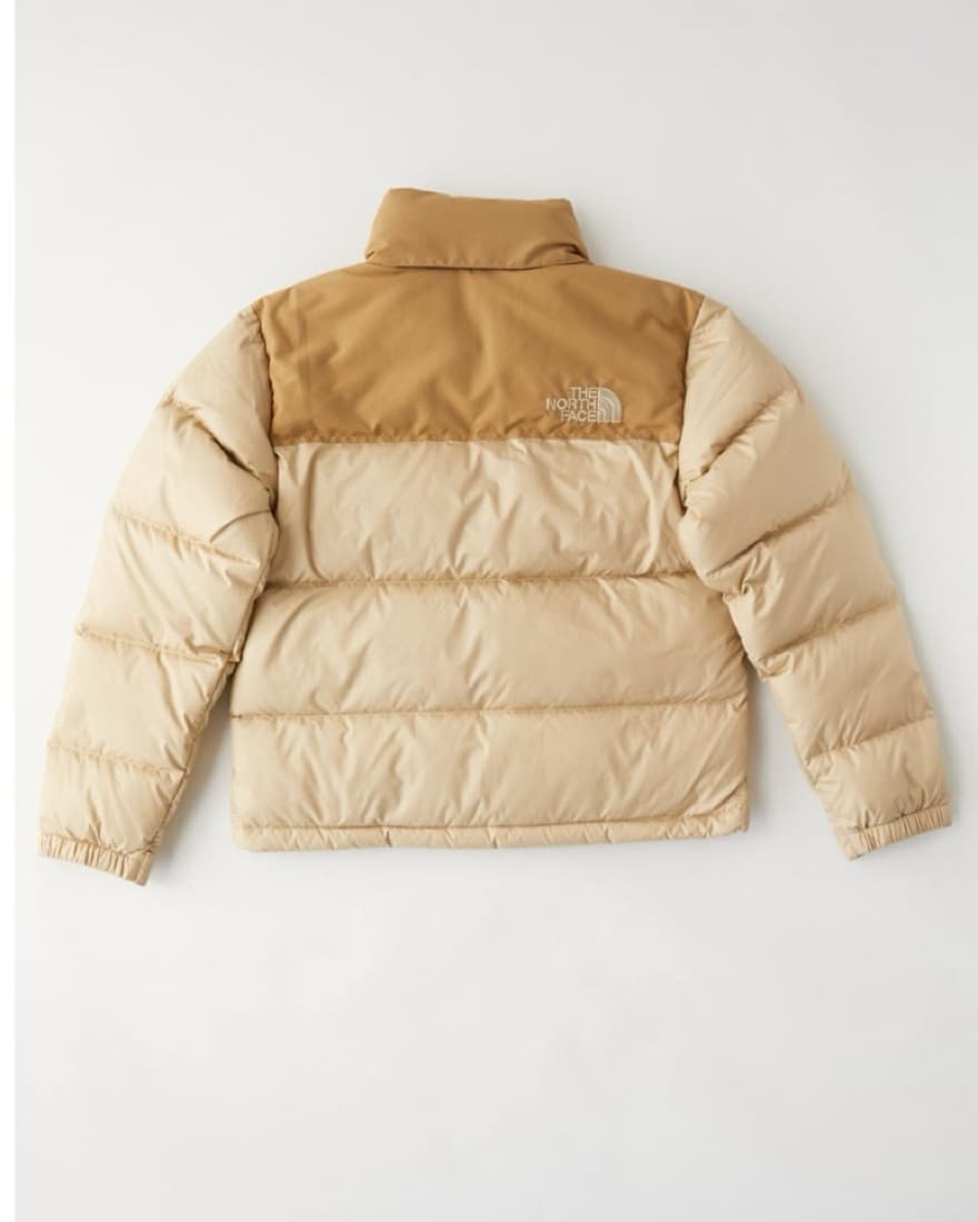 The North Face Tan Puffer Jacket - Image 2