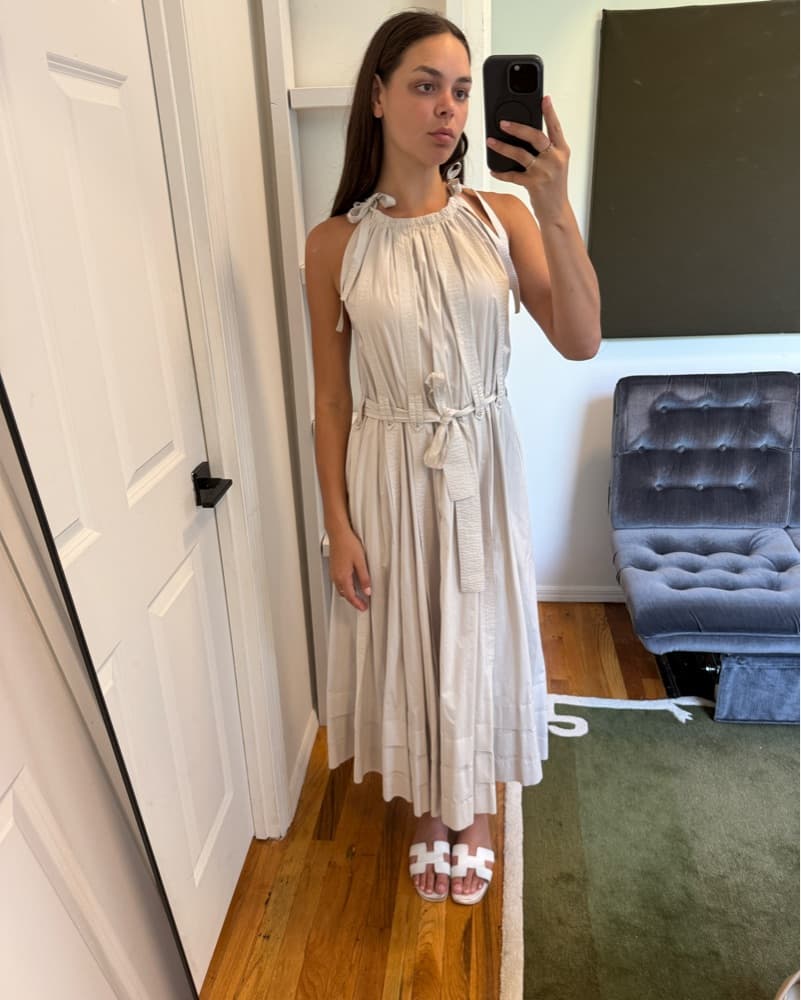 Ulla Johnson Stone GreyHalter Maxi Dress - Image 1