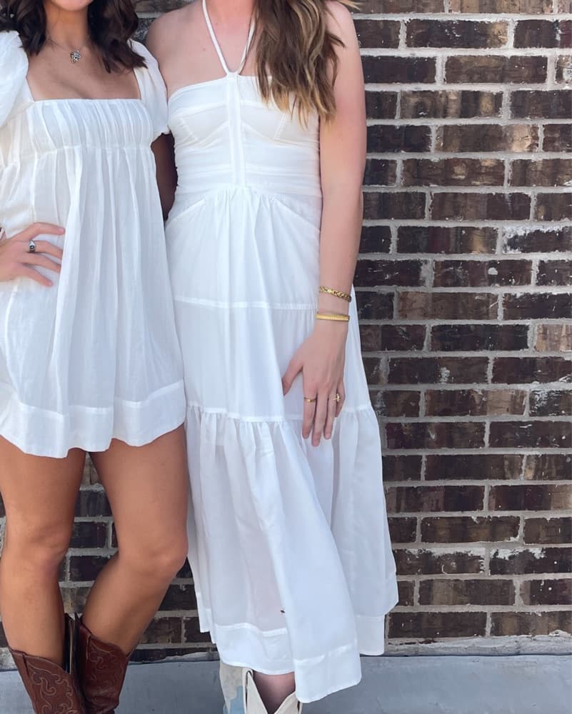 White Maxi Dress - Image 2