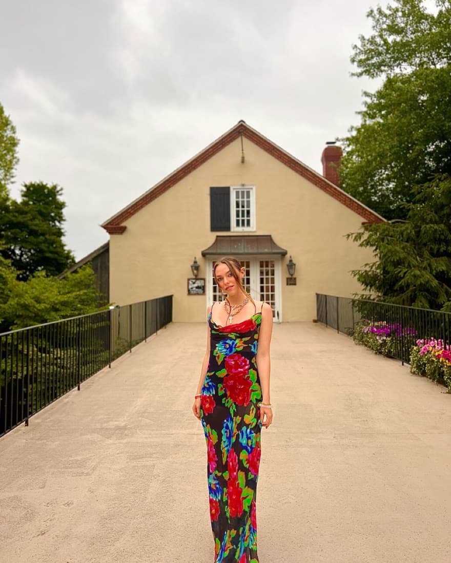 Rat & Boa Floral Dress - Image 3