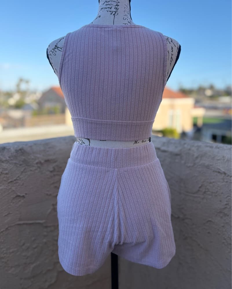 Garage ribbed lounge two-piece set XS - Image 4