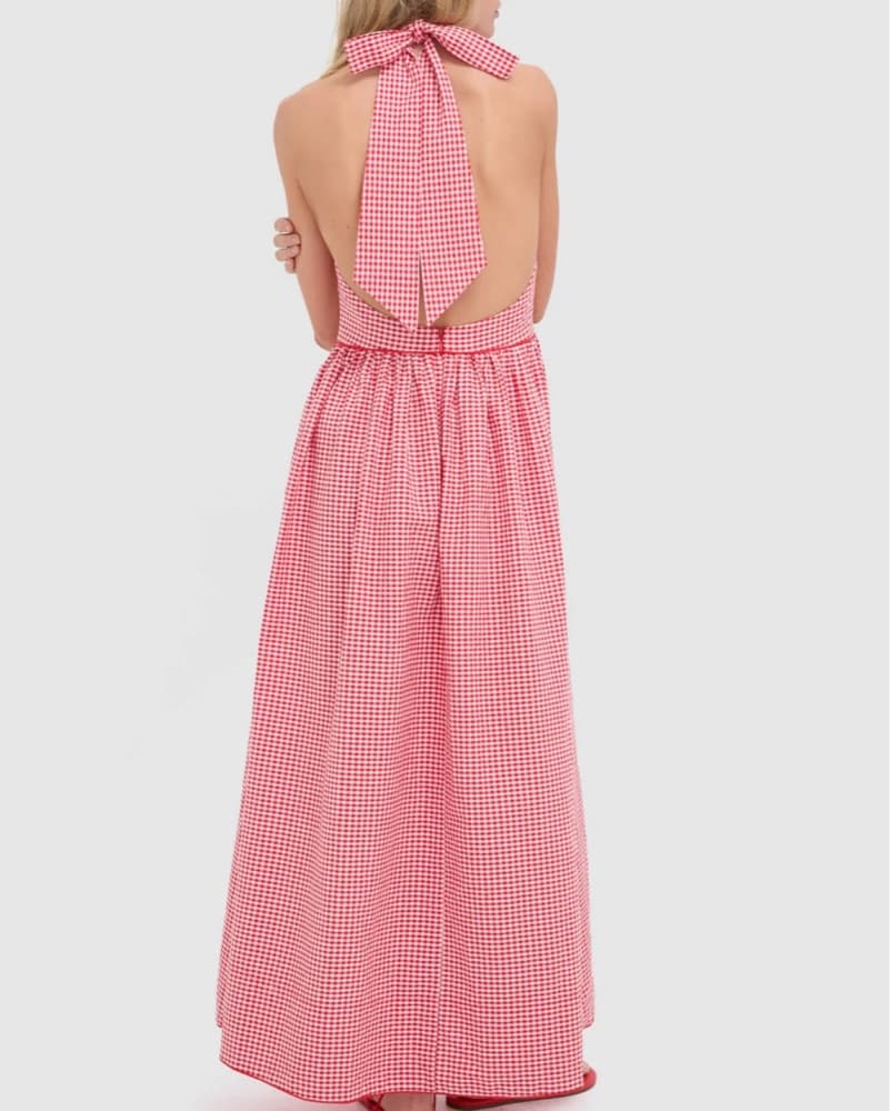 Tuckernuck Red Gingham Halter Dress - Image 4