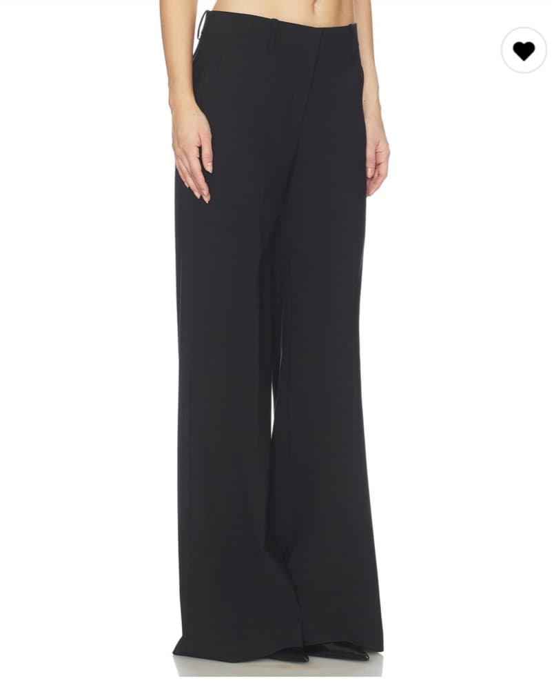 Fluid Flare Pants In Black  - Image 2