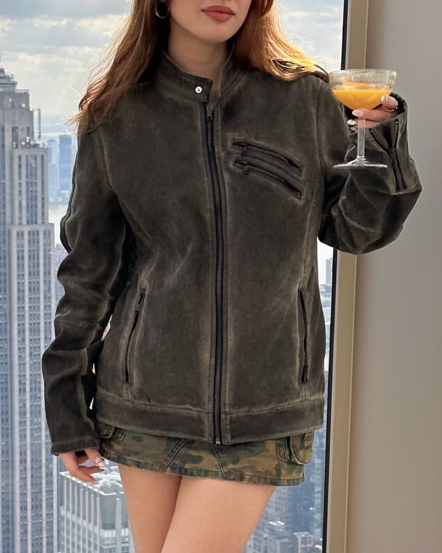 Vintage Biker Jacket  - Image 2