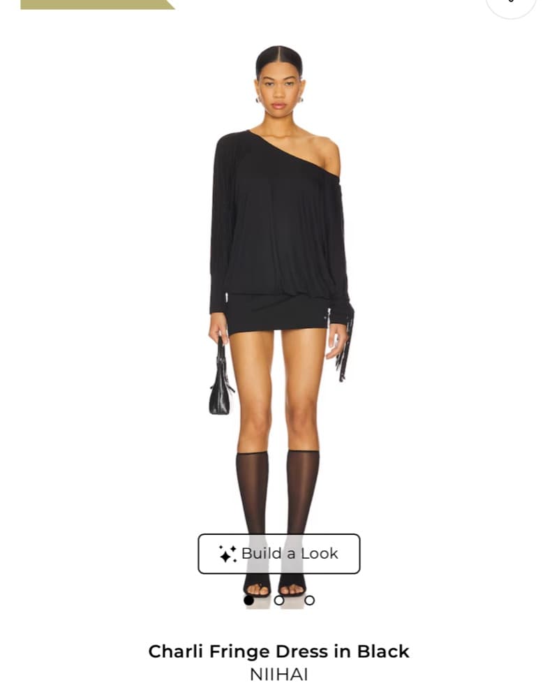 Black Mini Dress  - Image 1