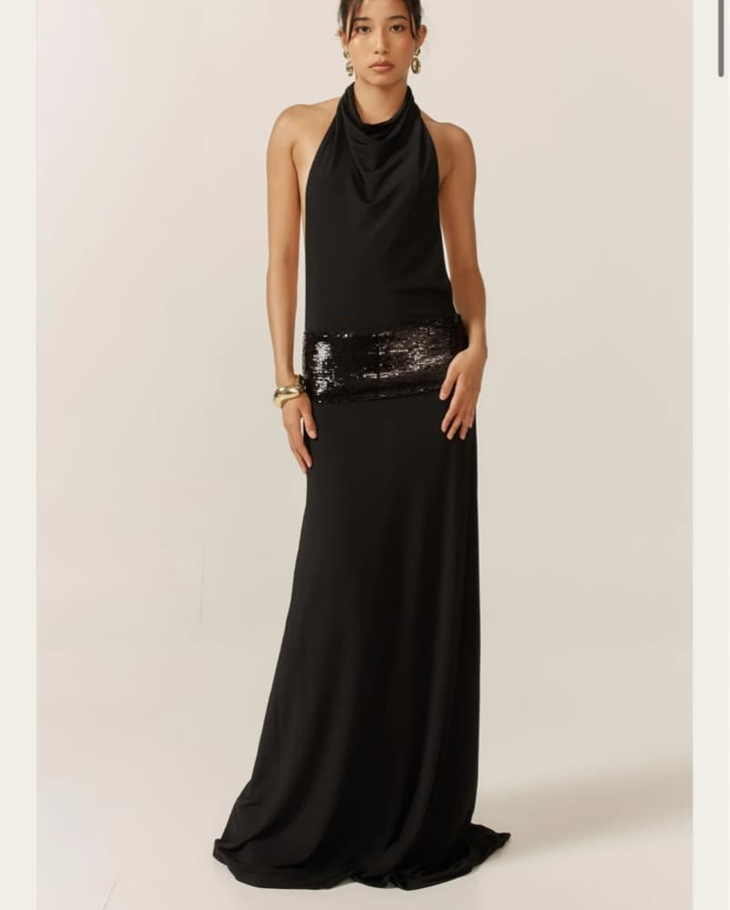 Ance Gria Adele Gown - Black - Image 2