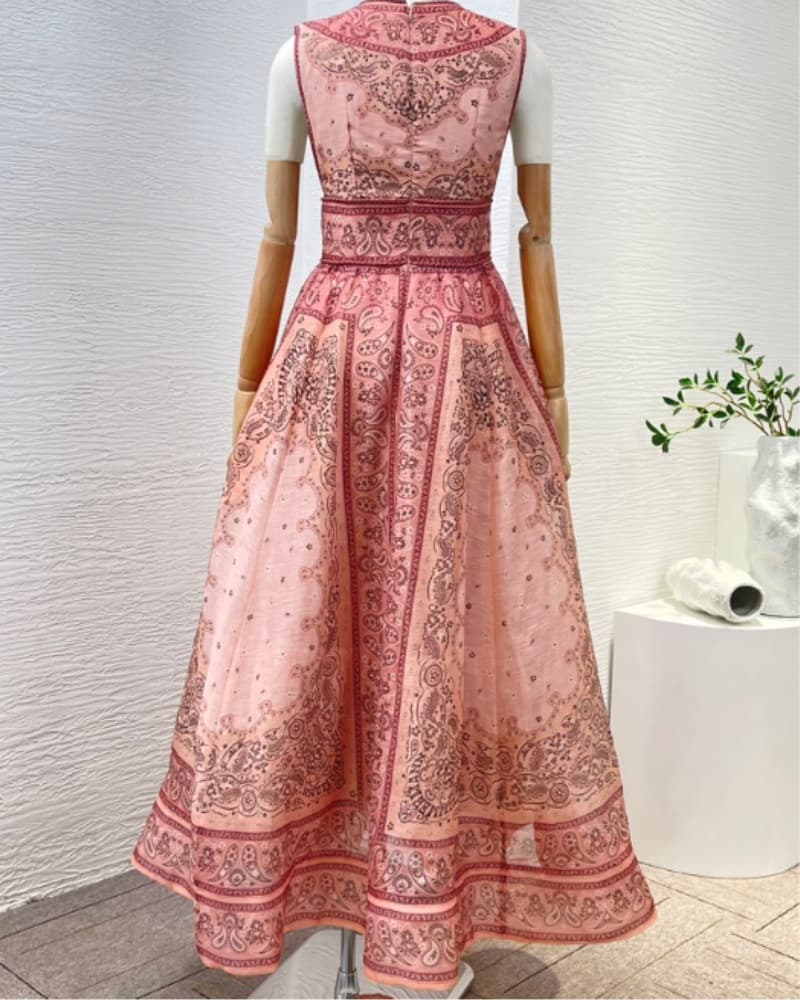 Zimmermann Matchmaker Bandana Print Dres - Image 4