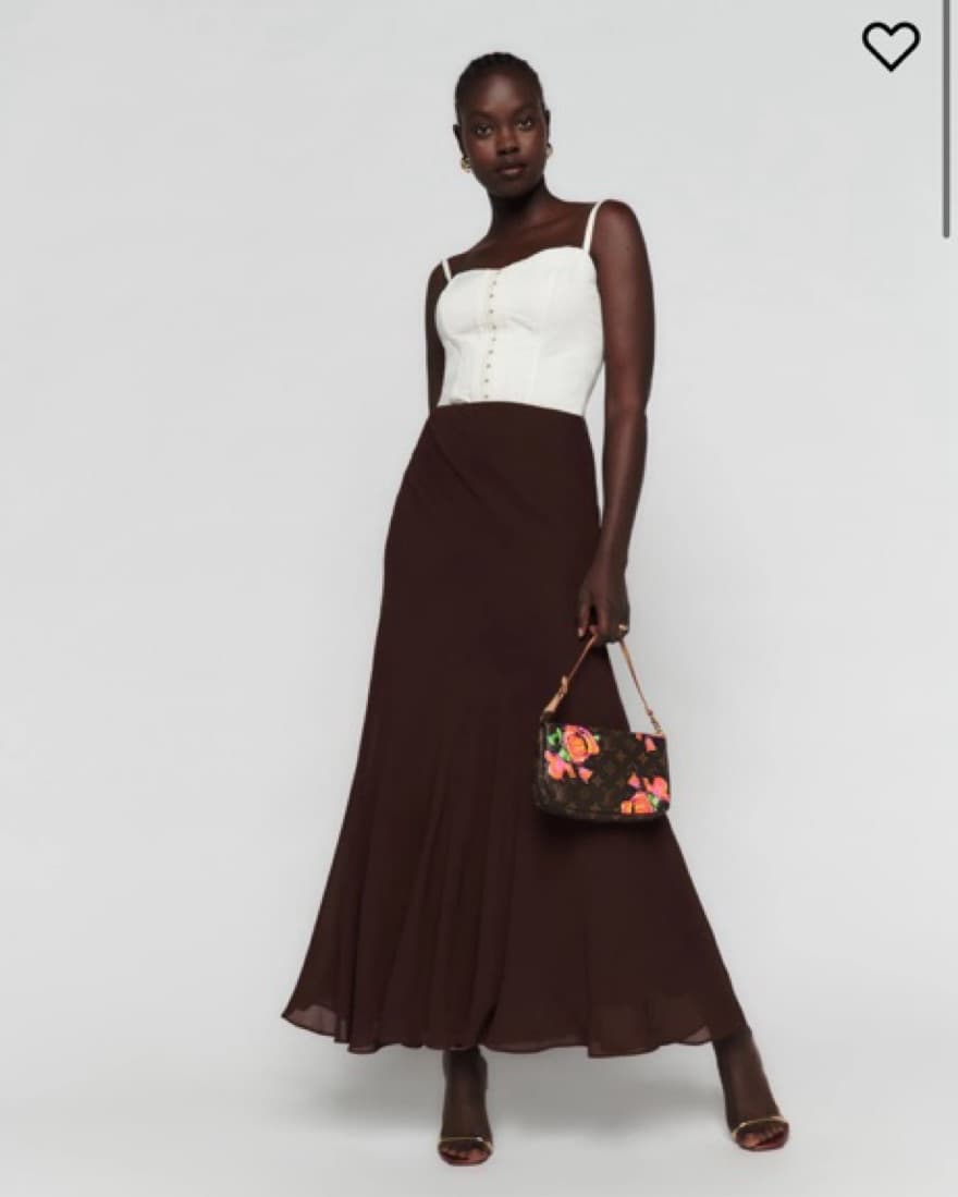Reformation Sadie Silk Skirt  - Image 1