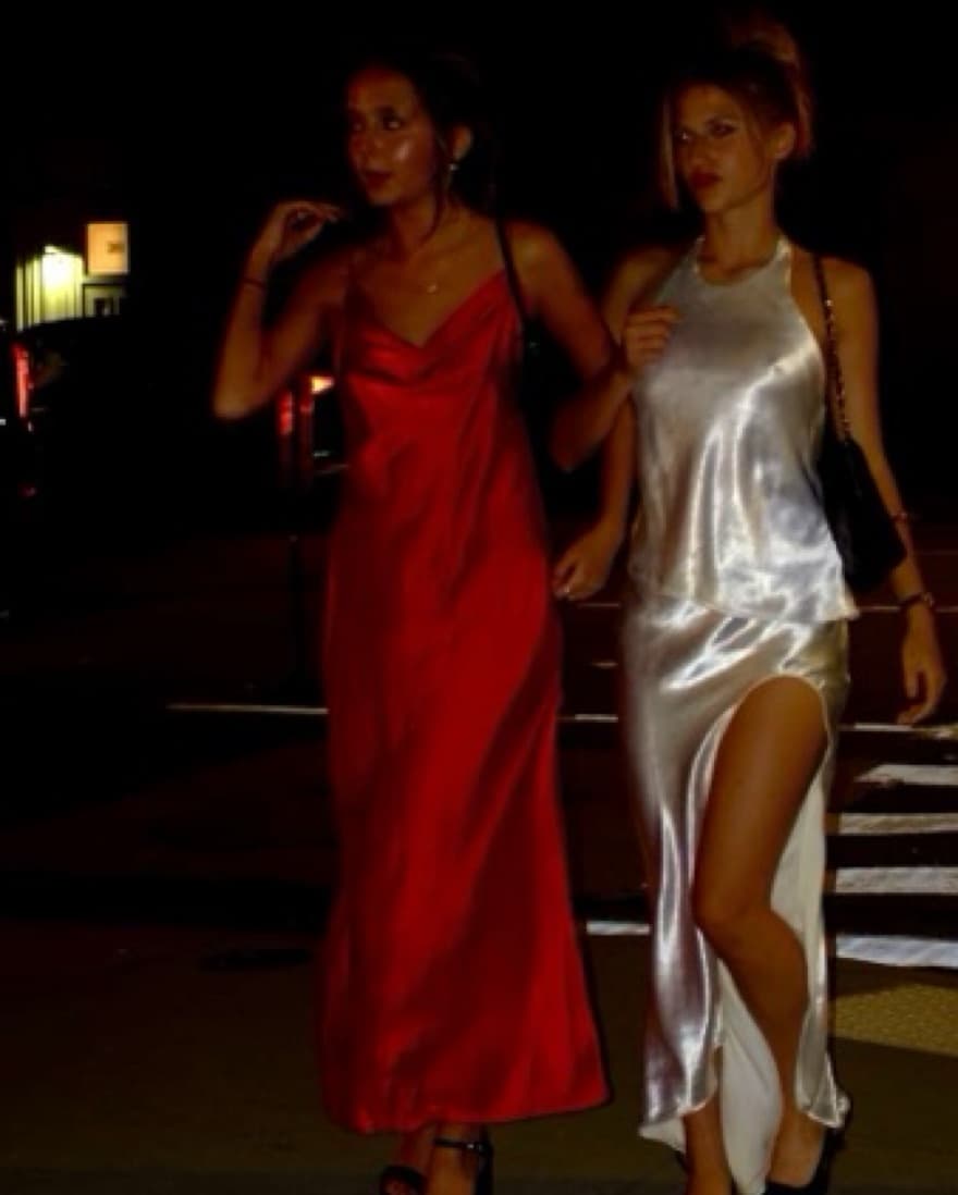 Victorias Secret Red Slip Dress - Image 4