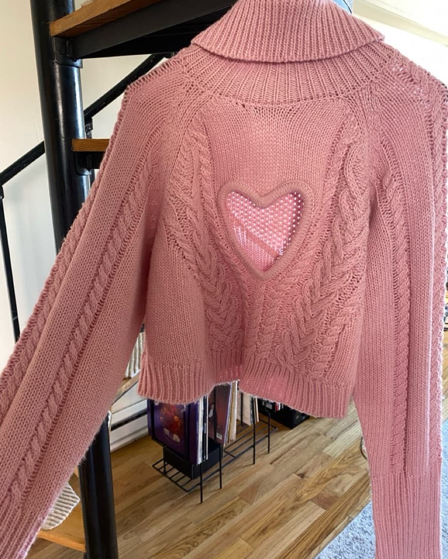 For Love & Lemons Vera Cropped Sweater - Image 3