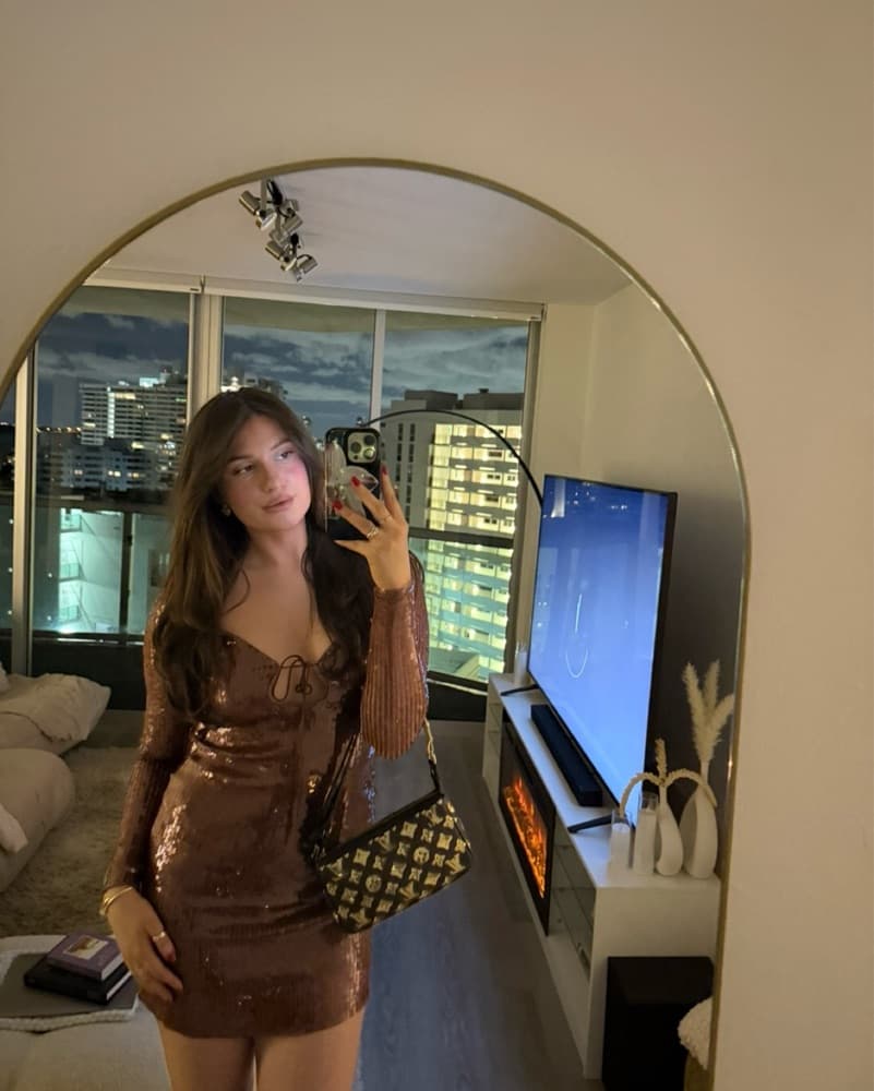 Bardot Sparkling Sequin Cocktail Dress  - Image 4