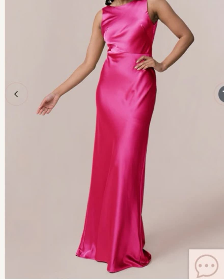 Serina Satin Dress - Brides Maid Dress - Image 1