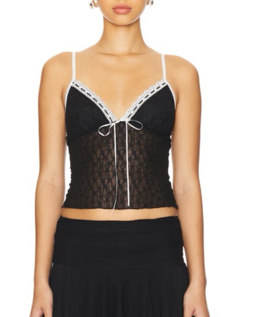 Black Lace Top  - Image 1