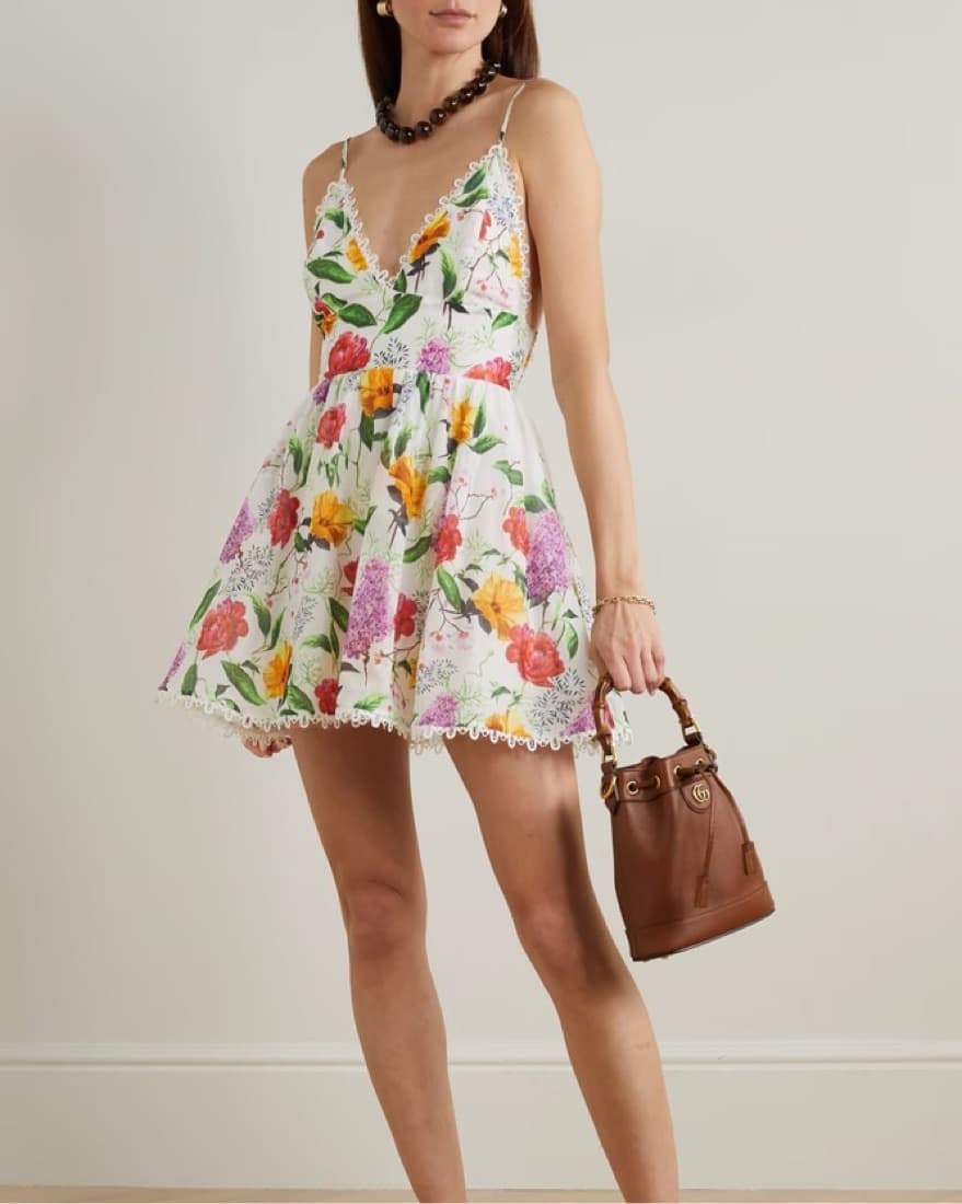 Charo Ruiz Ibiza Floral Mini Dress - Image 1
