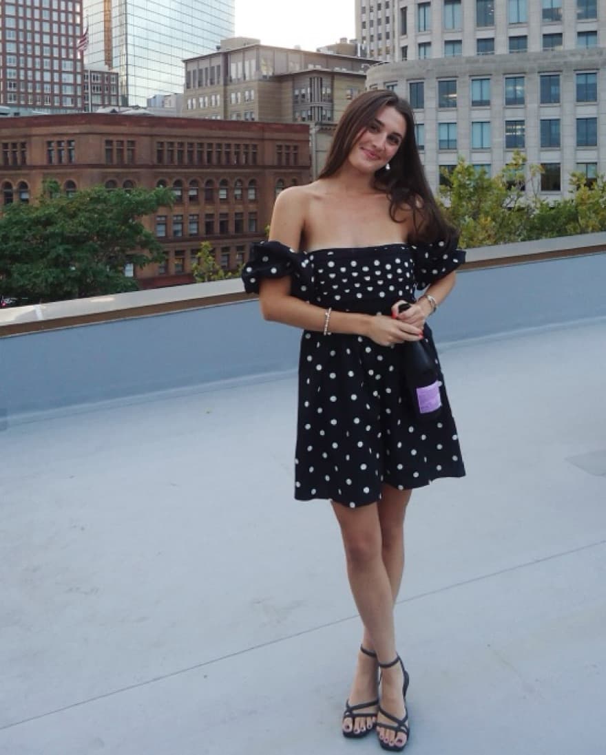Polka Dot Dress W Shorts  - Image 1