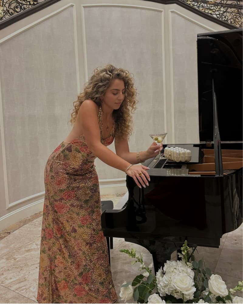 Fait Par Foutch Floral Sequin Dress - Image 4
