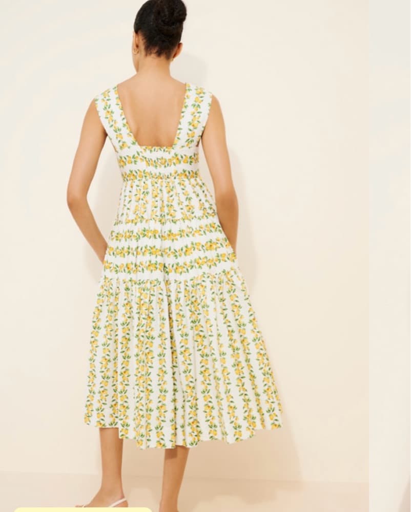 Helena Square-Neck Babydoll Dress - Image 4