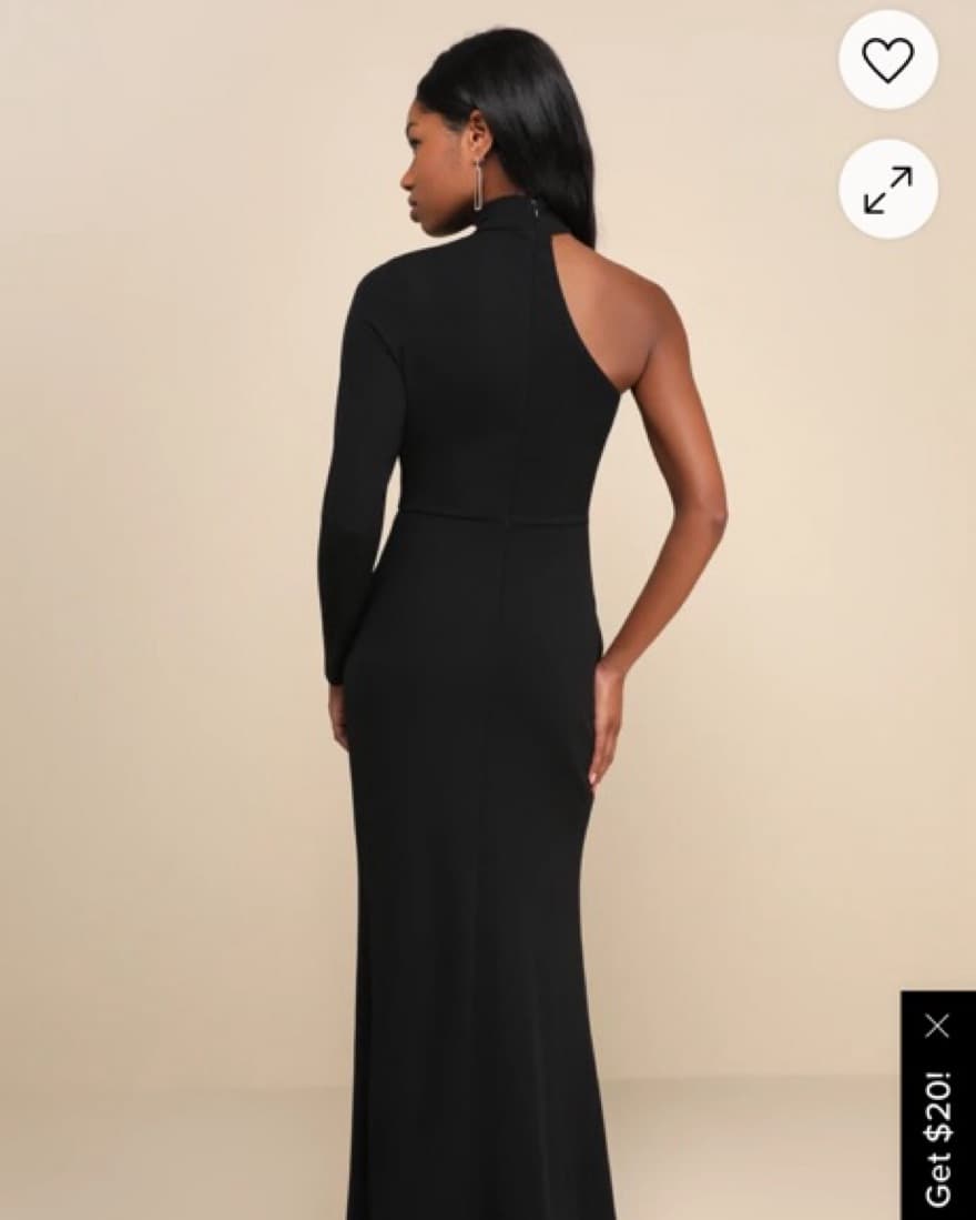 Lulu’s Black cutout Dress  - Image 6