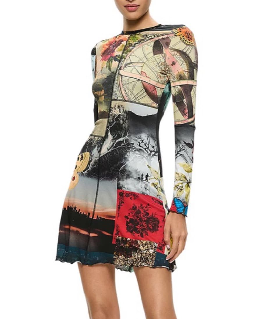Alice + Olivia Delora Paneled Dress - Image 1