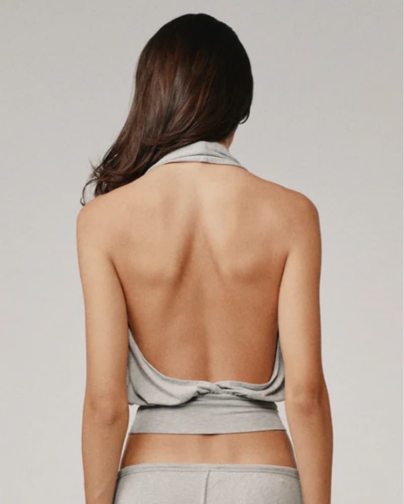 With Jean Sharni Top In Grey - Image 2