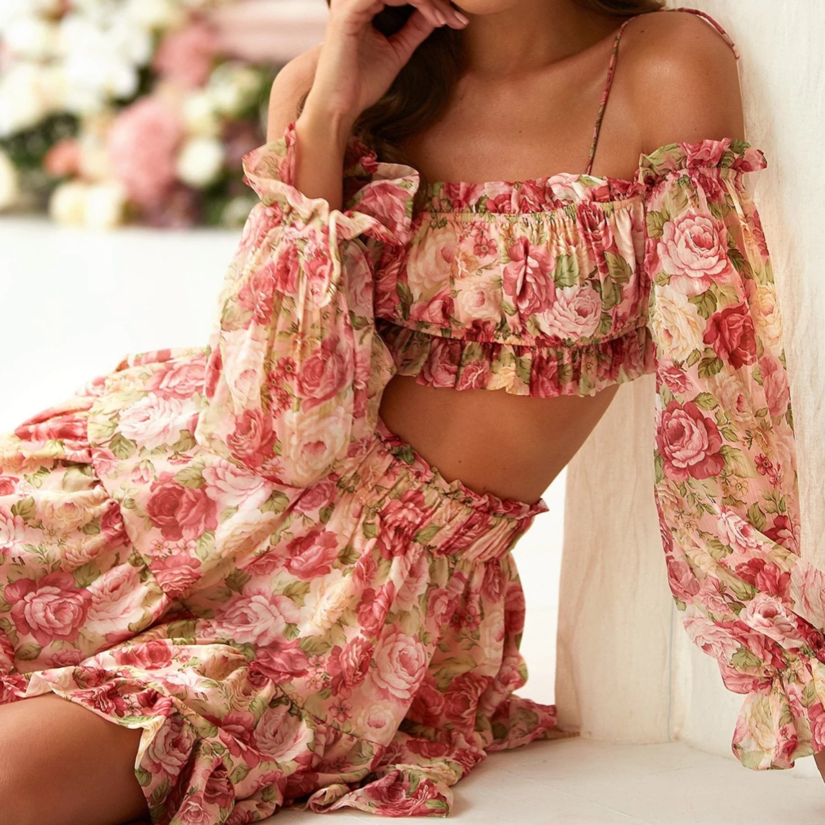 Shailee Flare Skirt Set  - Image 4