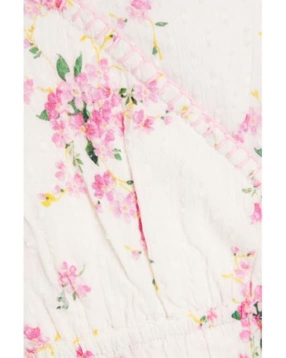 Loveshackfancy Drea White Floral Top - Image 4