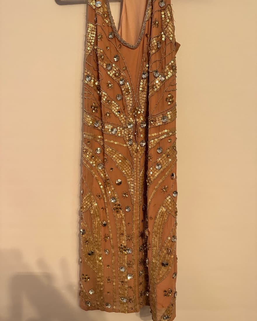 Y2k Does 20s Bejeweled Dress  - Image 5