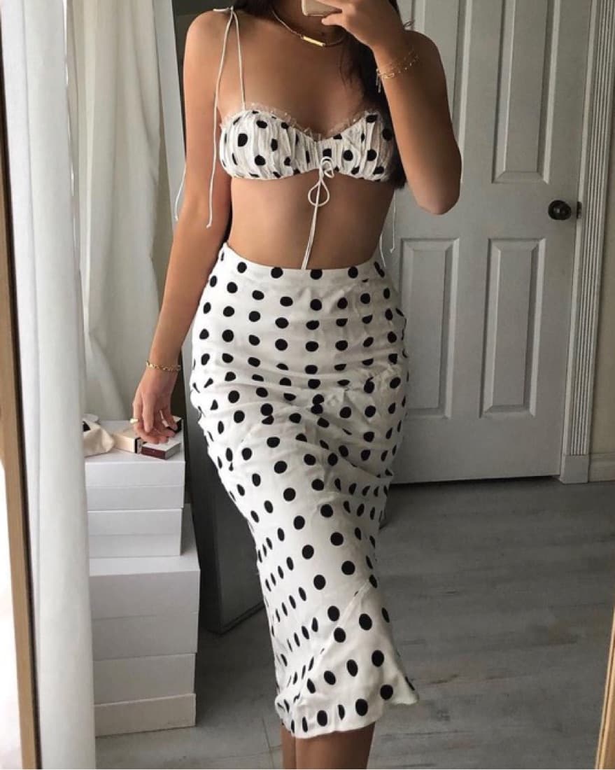 For Love and Lemons Polka Dot SET - Image 1