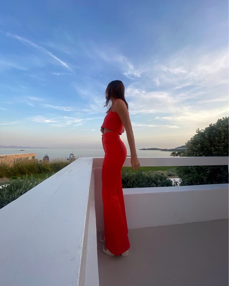 Orange Flared Set - Image 3