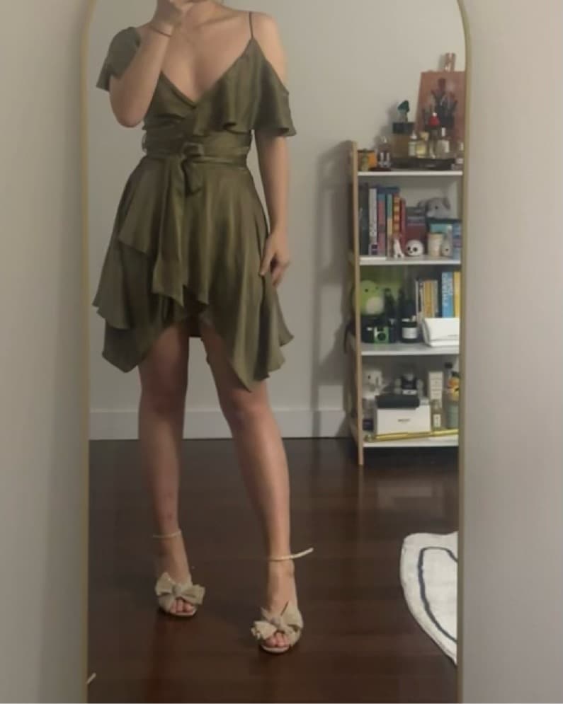 Zimmerman Olive Suede wrap - Image 3