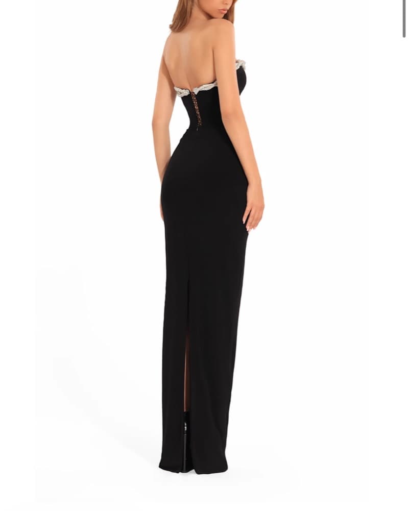 Albina Dyla Strapless Gown - Image 3