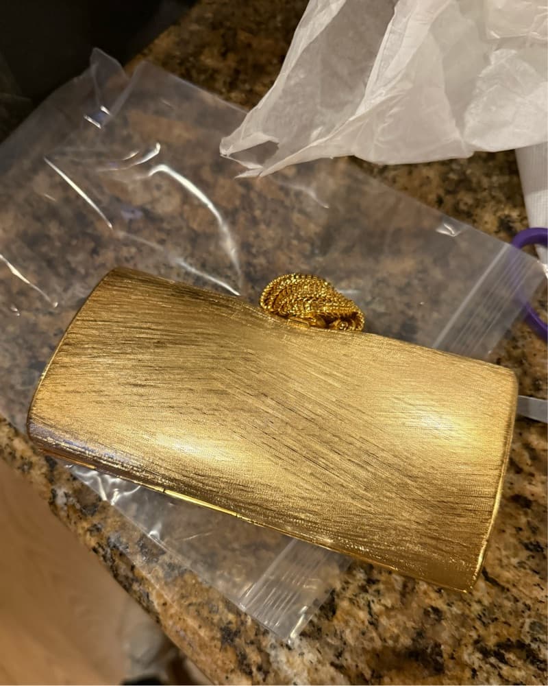 Gold Rodo Clutch - Image 2