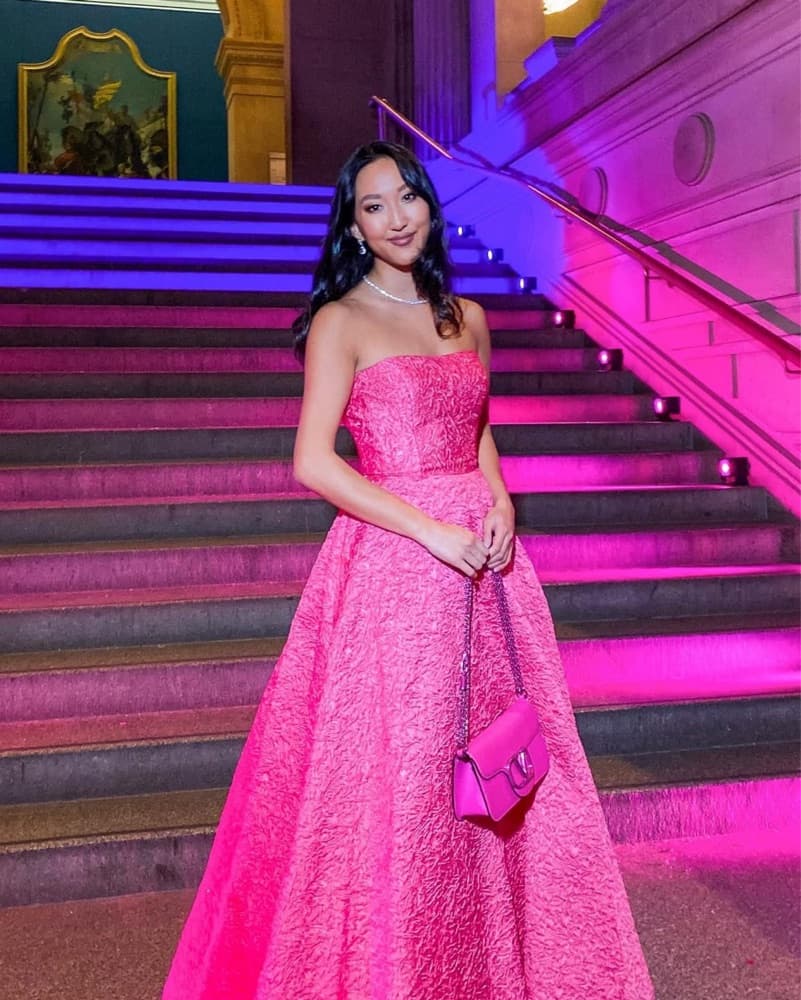 Sherri Hill Pink Strapless Gown - Image 1