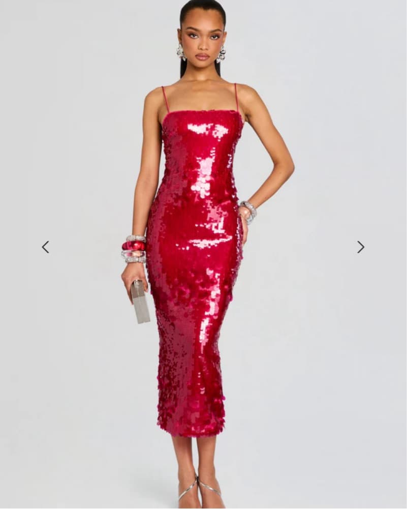 Retrofête Alana dress Cerise XXS - Image 1