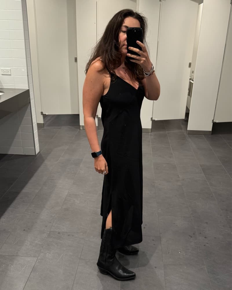 Rag & Bone Elegant Black Maxi Dress - Image 2