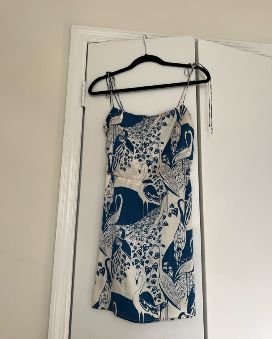 Reformation Encino Silk Dress  - Image 3