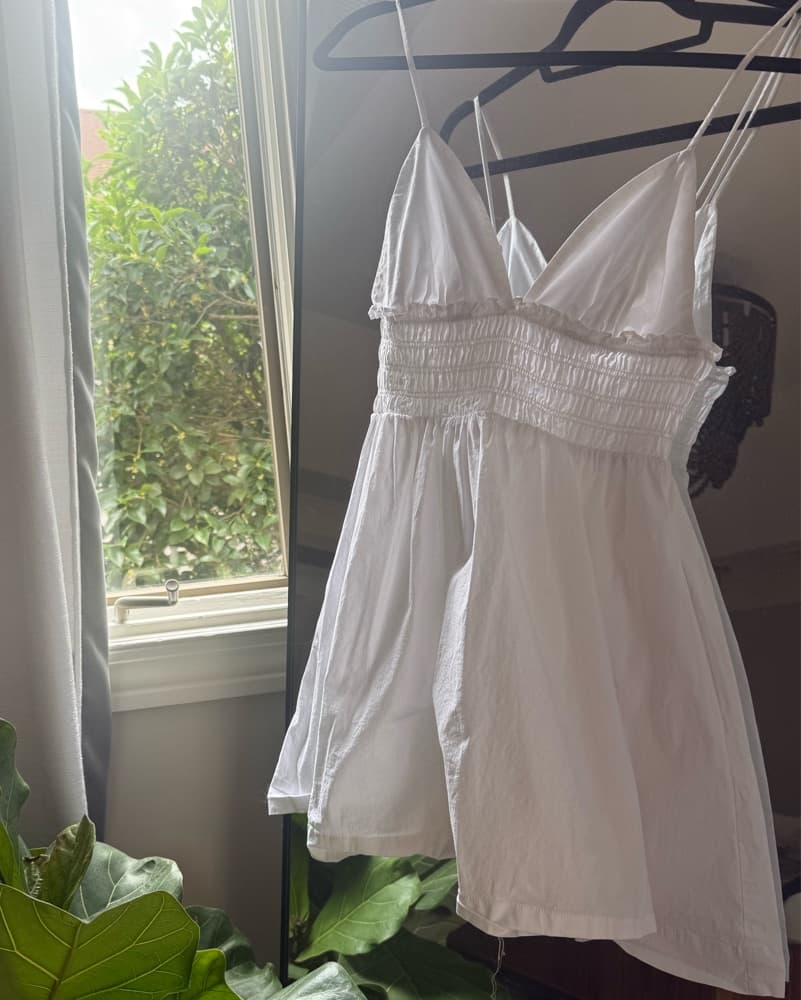 Seaside Cotton Mini Dress - Image 1