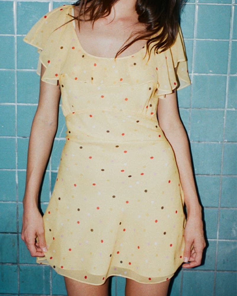 Playful Polka Dot Mini Dress- NEW W TAGS - Image 1