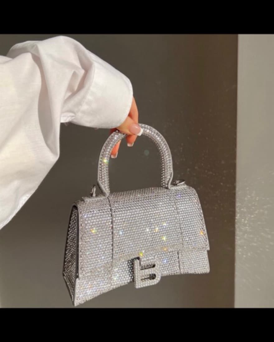 Balenciaga Crystal-embellished Hourglass - Image 6